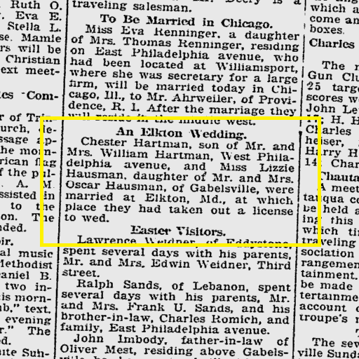 Reading Eagle_1917Apr09_hartman-wedding